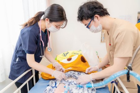 施設でのケア風景